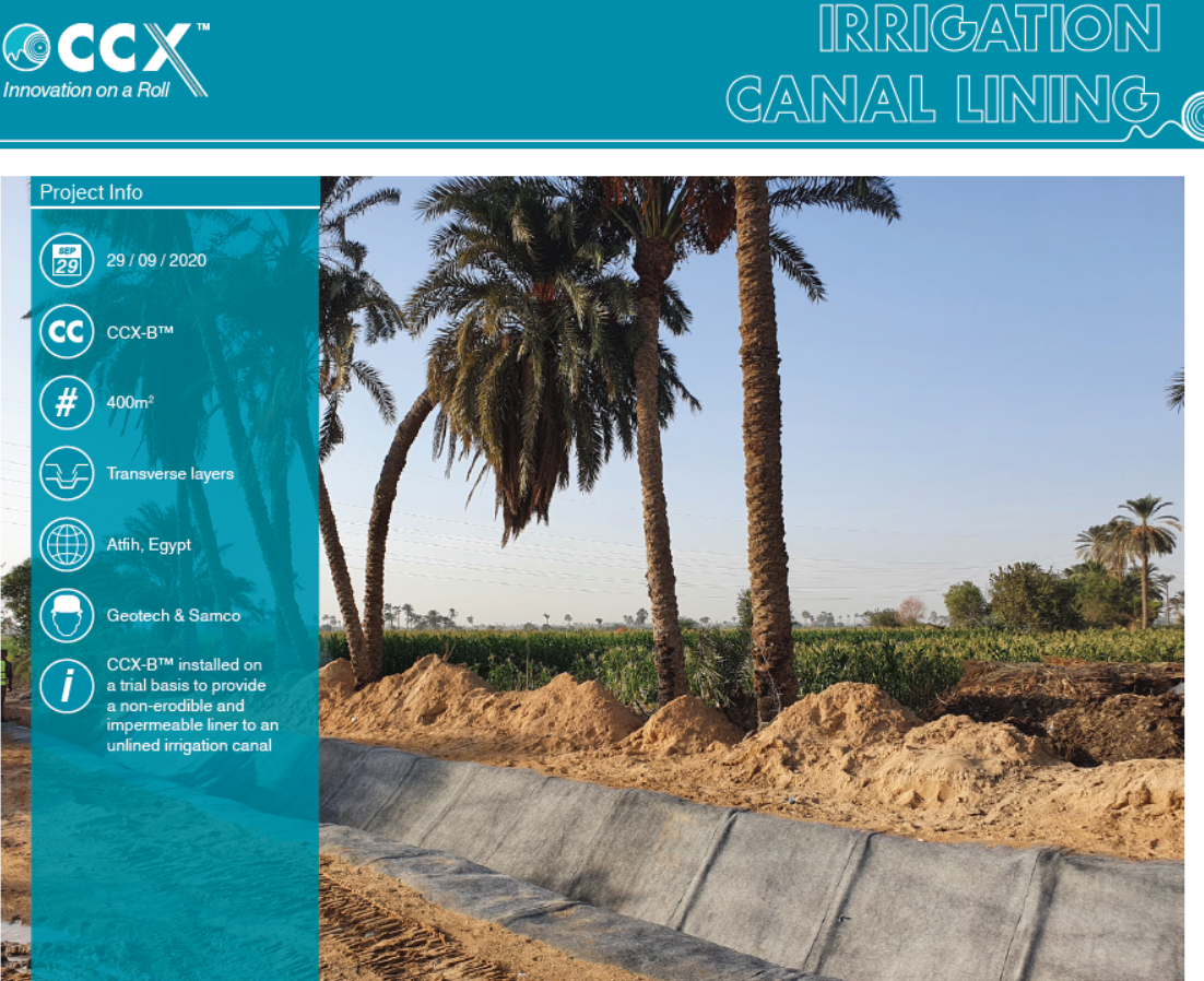 Completed CCX-B trial installation Egypt-1