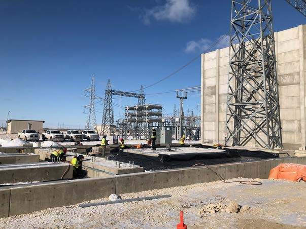 Manitoba Hydro containment liner